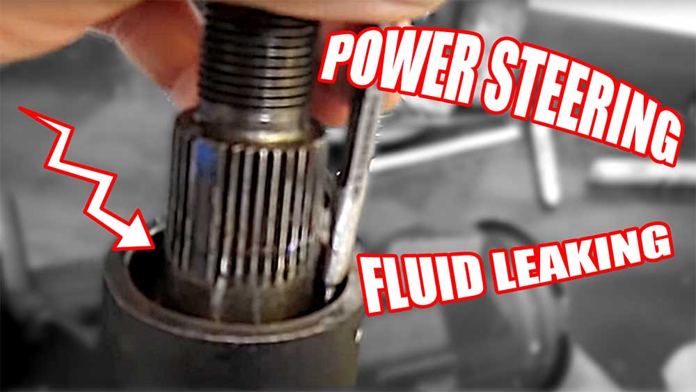 Power Steering Fluid Leaking on a General Motors Steering Gear Box