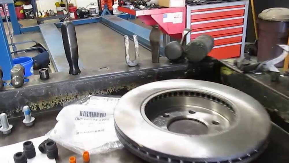 Replacing Front Brake Rotors and Pads on a 2006 Ford F150